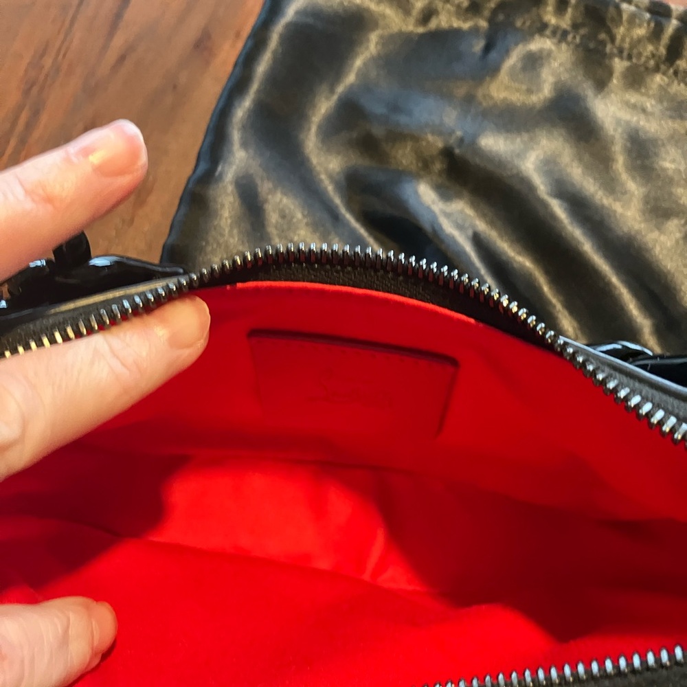 Christian Louboutin Black leather mini Shoulder Bag NWOT - Picture 7 of 12